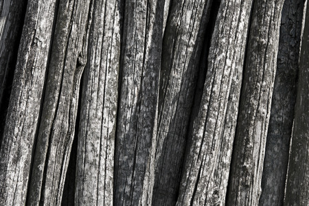 Stack of wood textureの写真素材