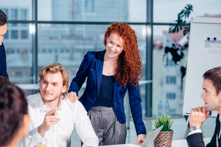 Business People Meeting Conference Discussion Corporateの写真素材