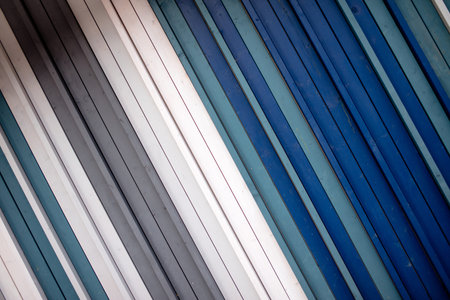 Seamless striped white, blue, grey color pattern.の写真素材