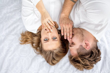 attractive woman is afraid of something