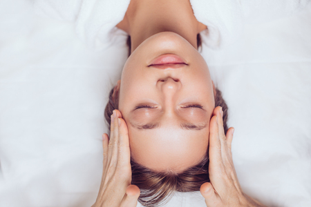 massage procedures to clean the skinの写真素材