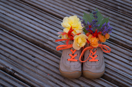 Baby shoesの写真素材