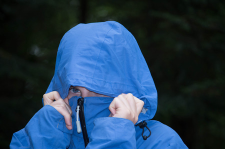 young man outdoorの写真素材