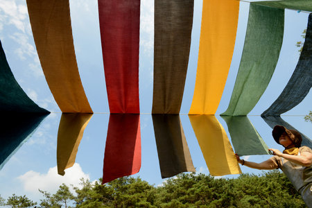 Natural Cloth Dyeing in Korea