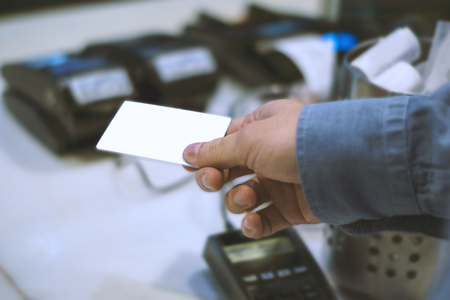 Pay by cardの写真素材