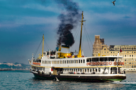 Black Ferry Boatのeditorial素材