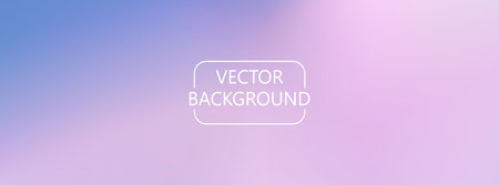 Abstract blurred gradient background. Banner template with smooth mesh gradient. Blue and light violet colors. Vector illustrationのイラスト素材