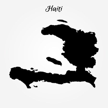 Map of Haiti. Vector illustration. World mapのイラスト素材