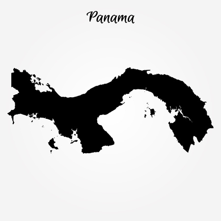 Map of Panama. Vector illustration. World mapのイラスト素材