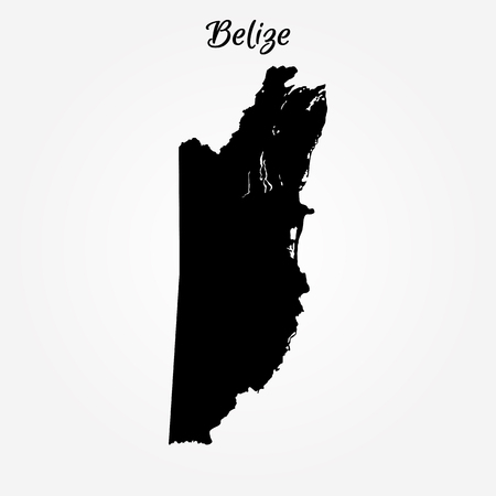 Map of Belize. Vector illustration. World mapのイラスト素材