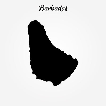 Map of Barbados. Vector illustration. World mapのイラスト素材