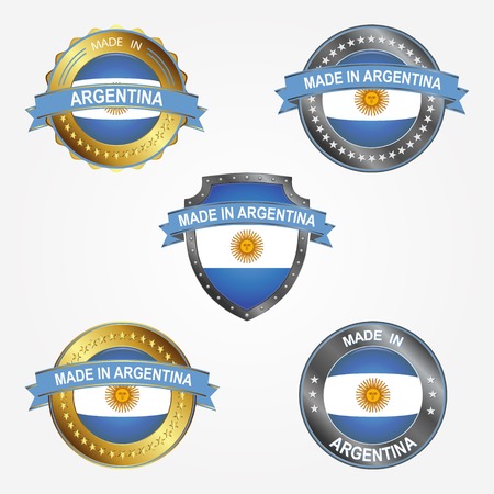 Design label of made in Argentinaのイラスト素材