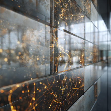 abstract background of modern office building, 3d rendering toned image
