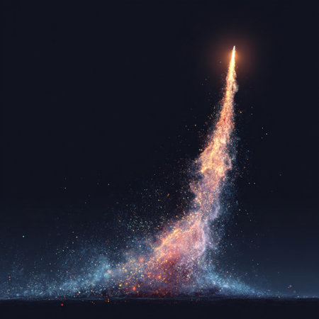 Explosion of colored powder. 3d rendering, 3d illustration.