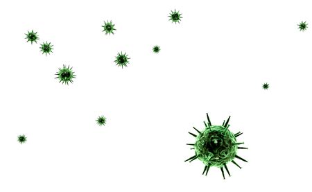 lymphocytes and viruses, cancer cell, 3d rendered cancer cell, Cancer cell and Lymphocytes,T-lymphocytes attack a migrating cancer cellの写真素材