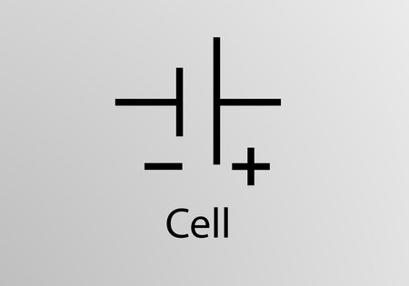 Cell Engineering Symbol, Vector symbol design. Engineering Symbols.のイラスト素材