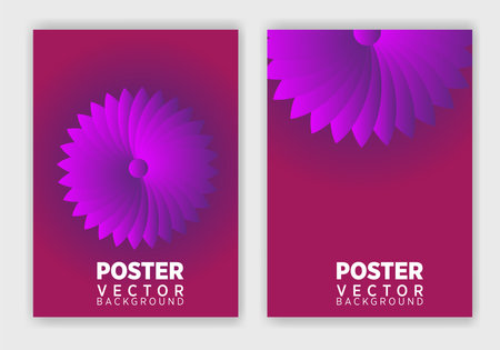 Vector abstract graphic design Poster . Vector vertical poster template, abstract design.のイラスト素材