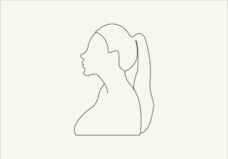 Silhouettes of lovely ladies. Beautiful girls stand in different pose. The figures of women. vector illustration.のイラスト素材