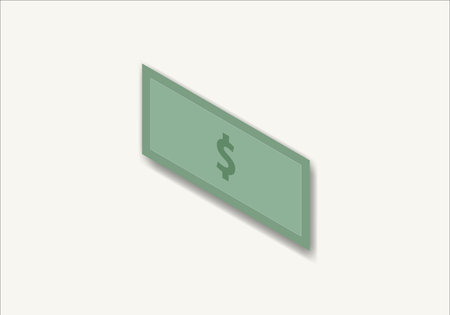Set Of Money Banknotes. Isometric Design. Vector Illustration Isometric money design.のイラスト素材