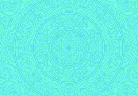 Vector Mandala Coloring Page. Mandala illustration for coloring book.のイラスト素材