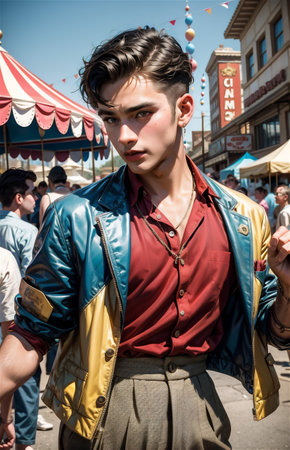 People gather outside Gucci fashion show building for Milan Women's Fashion Week in Milan.の素材