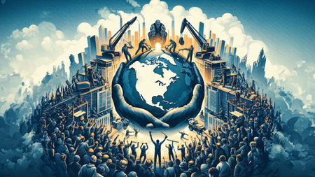 Images created for May 1 Labor Day. May 1 Labor Day celebration visual. Labor day.の素材