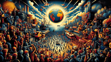 Images created for May 1 Labor Day. May 1 Labor Day celebration visual. Labor day.の素材