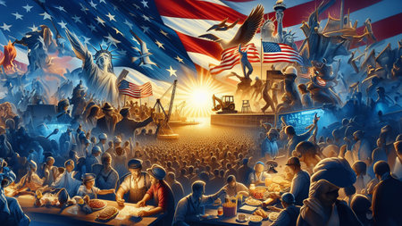 Images created for May 1 Labor Day. May 1 Labor Day celebration visual. Labor day.の素材