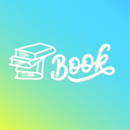 Inspirational motivation quote bookのイラスト素材