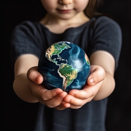 The concept of planet with the oil industry and ecological catastrophyの素材
