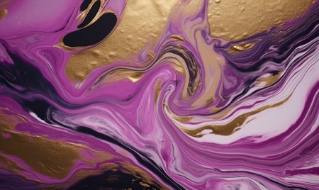 The abstract fluid art background had a beautiful and intricate texture that drew the eye. Creating using generative AI toolsの素材