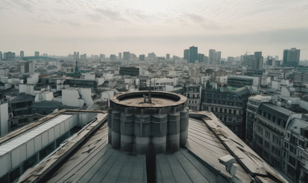 The rooftop was the perfect place to appreciate the megapolis' size  designeの素材