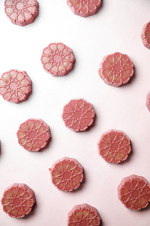 A captivating close-up shot showcasing an assortment of scrumptious food items arranged neatly on a table.の写真素材