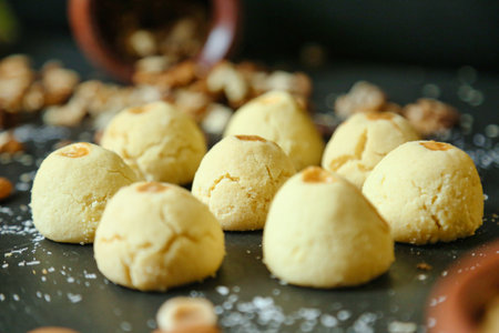 A wide variety of delectable food items neatly arranged on a table.の写真素材