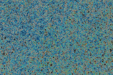 Uniform blue granular background with black impregnationsの写真素材