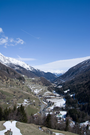The Valley is located west of Virgen Matrei at East Tyrol Austria.の写真素材