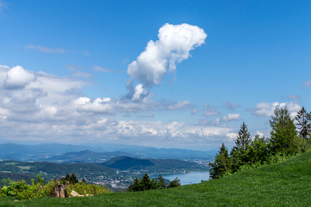 Turracher High, a mountain in Carinthia, Austria, located at the Lake Woerther.の写真素材