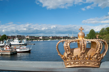 Stockholm is the capital and biggest city of Sweden.の写真素材