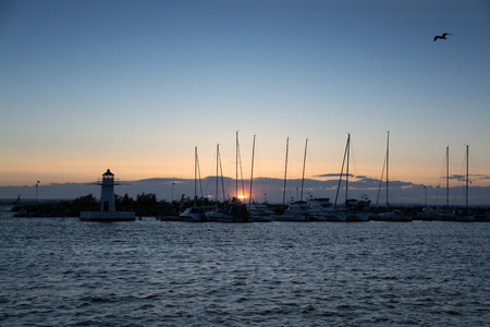 Graenna is a town in the south-swedish municipal Joenkoeping and the historical Smaland province at the eastern shore of lake Vaettern.の写真素材