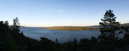 The Angerman (Swedish: angermanaelven) is one of Sweden's longest rivers with a total length of 460 kilometers.の写真素材