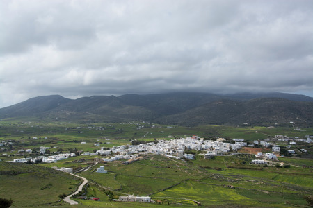Parikia is a city in the Cyclades. It is located at the island of Paros, Greece.の写真素材