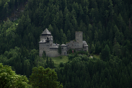Burg Finstergruen is a castle in the state of Salzburg, Austria.のeditorial素材
