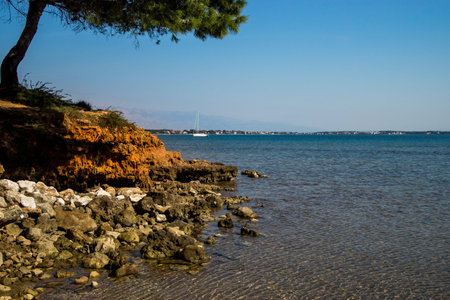 Vir is an island on the Croatian coast of the Adriatic Sea.の写真素材