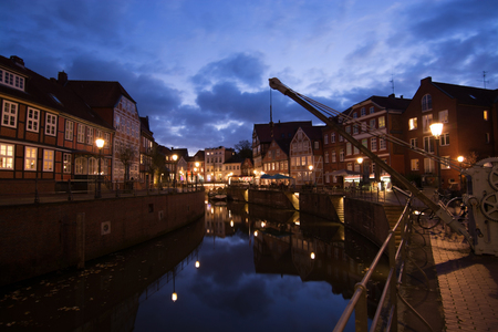 Stade is a city in Lower Saxony, Germany and located on the lower Elbe river.の写真素材