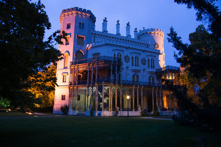 Hluboka nad Vltavou is a town in the South Bohemian Region of the Czech Republic.のeditorial素材