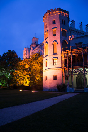 Hluboka nad Vltavou is a town in the South Bohemian Region of the Czech Republic.のeditorial素材