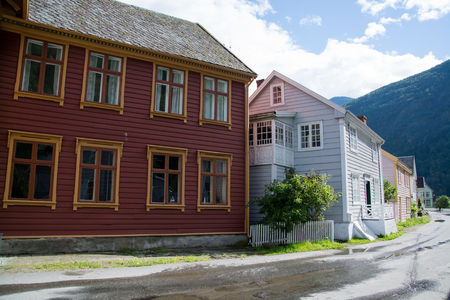 Laerdal is a comune in Norway in the province Sogn og Fjordane. の写真素材