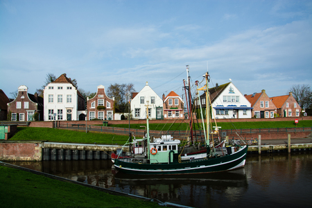 Greetsiel is a small port on the bight of Leybucht in western East Frisia, Germany that was first documented in letters from the year 1388.のeditorial素材