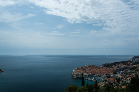 Dubrovnik is a Croatian city on the Adriatic Sea. It is one of the most prominent tourist destinations in the Mediterranean Sea, a seaport and the center of Dubrovnik-Neretva County.の写真素材