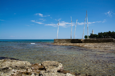 Savudrija is a coastal settlement in northwestern Istria, Croatia. The lighthouse is the most northerly in Croatia.の写真素材